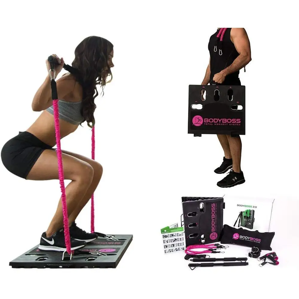 Portable Home Gym Workout Package, 2 Resistance Bands, Collapsible Bar and Handles, Full Body Exercise for Home, Travel, Outdoor
Portable Home Gym Workout Package, 2 Resistance Bands, Collapsible Bar and Handles, Full Body Exercise for Home, Travel, Outdoor