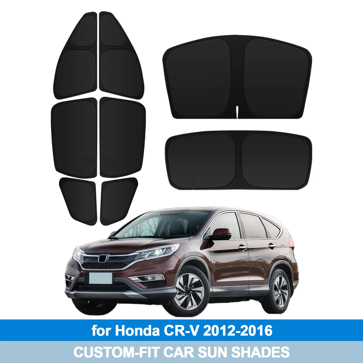 For Honda CR-V 2012-2016 Windshield Sun Shade Side Window Shades Cover Sun Visor Shield Privacy Protection
For Honda CR-V 2012-2016 Windshield Sun Shade Side Window Shades Cover Sun Visor Shield Privacy Protection