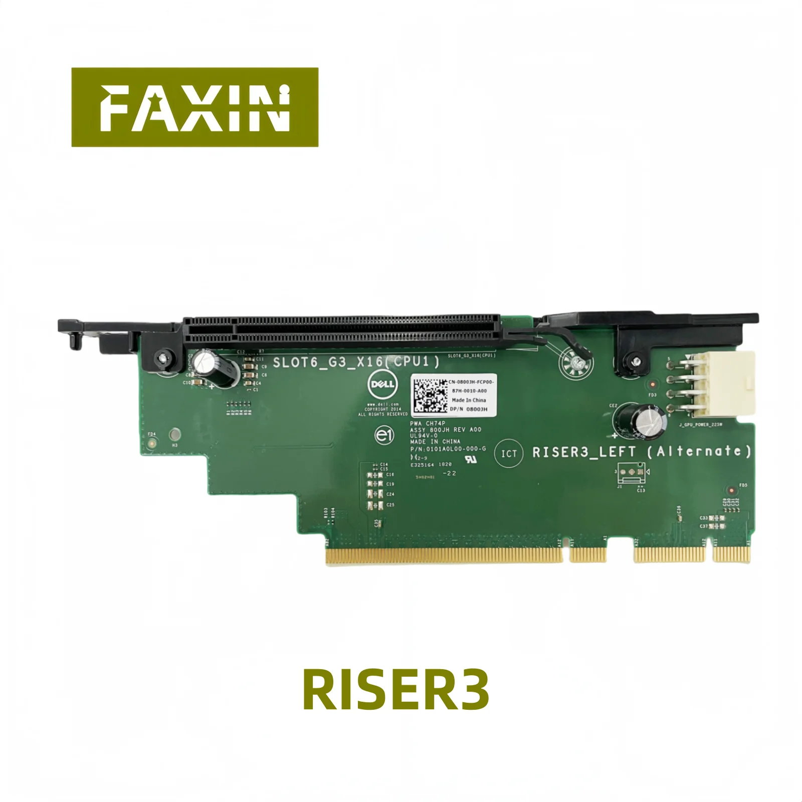 Оригинальная карта расширения для сервера Dell R730 R730XD RISER3, карта PCI CN-0800JH 0800JH 800JH
Оригинальная карта расширения для сервера Dell R730 R730XD RISER3, карта PCI CN-0800JH 0800JH 800JH