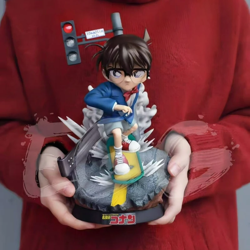 Detective Conan Series Skateboard Conan Football Statue Modeling Tide Play Hand-made Model Desktop Ornaments Birthday Gift
Detective Conan Series Skateboard Conan Football Statue Modeling Tide Play Hand-made Model Desktop Ornaments Birthday Gift