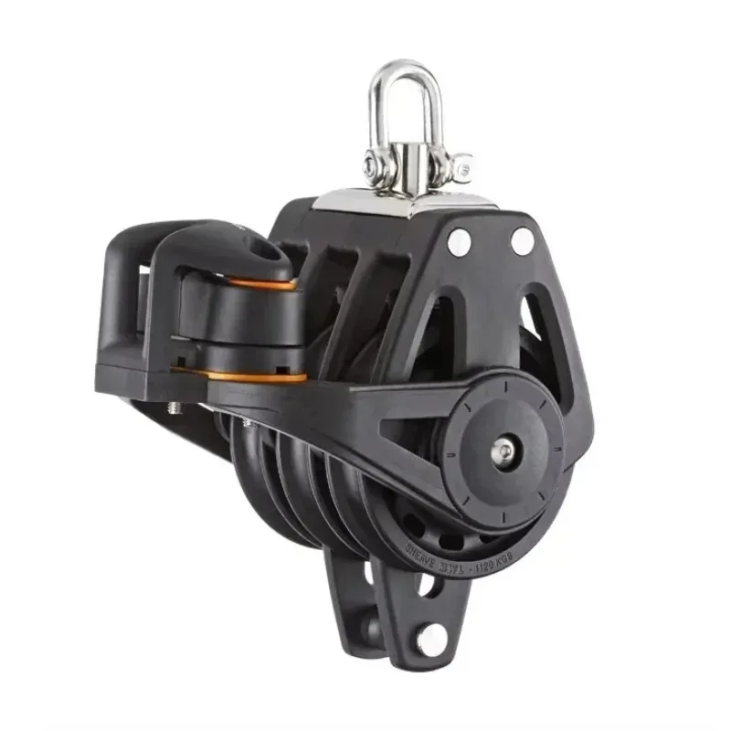 Hardware 60mm 2 1/3" Triple Swivel Shackle Becket Angle Fairlead Cleat Plain Bearing Block BP-0613FE
Hardware 60mm 2 1/3" Triple Swivel Shackle Becket Angle Fairlead Cleat Plain Bearing Block BP-0613FE