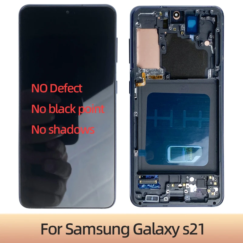 SM-G991B G991B/DS Second-hand Lcd For Samsung Galaxy S21 5G Display Touch Screen Digitizer Panel Assembly WITH FRAME
SM-G991B G991B/DS Second-hand Lcd For Samsung Galaxy S21 5G Display Touch Screen Digitizer Panel Assembly WITH FRAME
