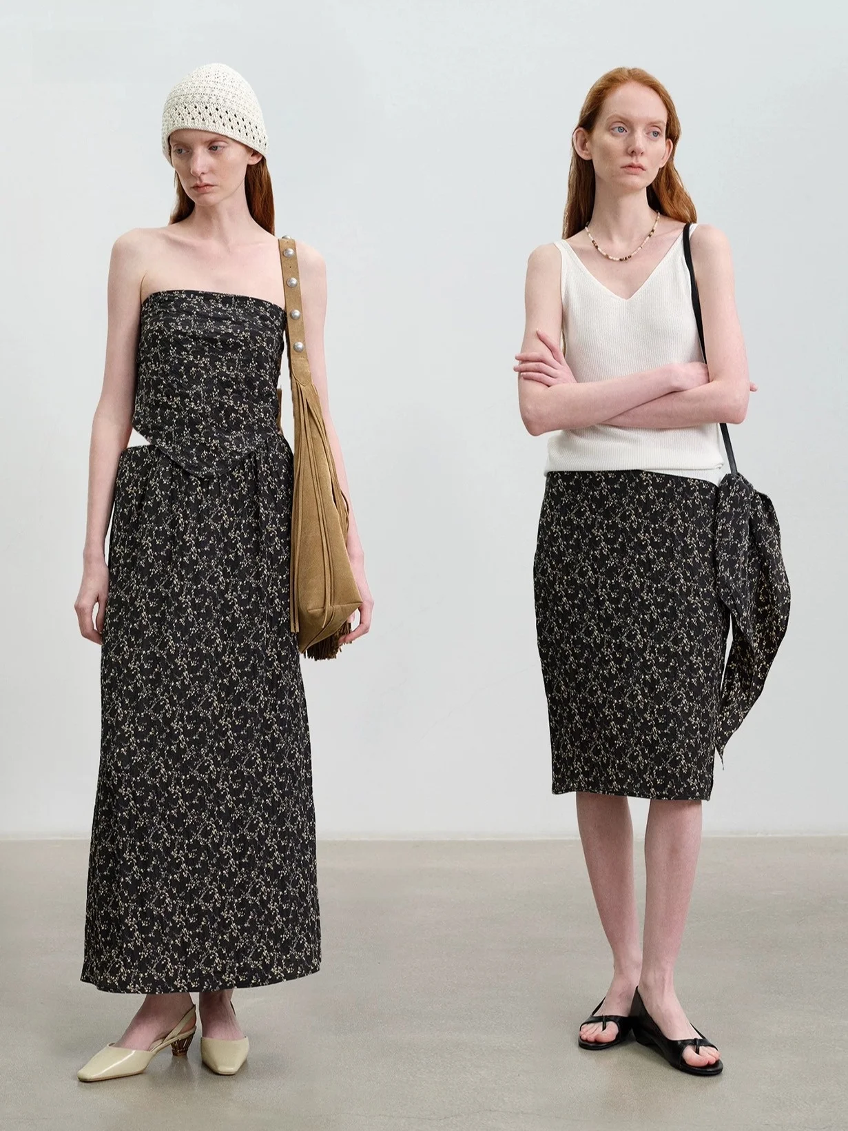 High Waist Floral Print Half Skirt Women's Black Fish Tail Skirt Casual Wear H-Shape Loose Fit Skirt by Silavie
High Waist Floral Print Half Skirt Women's Black Fish Tail Skirt Casual Wear H-Shape Loose Fit Skirt by Silavie