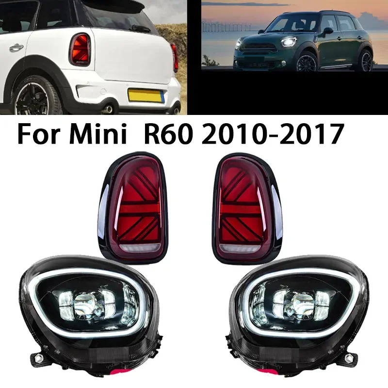 Автомобильные фары с задними фонарями для BMW Mini R60 2010-2016, аксессуары Cooper Countryman R60, обновленные передние и задние аксессуары
Автомобильные фары с задними фонарями для BMW Mini R60 2010-2016, аксессуары Cooper Countryman R60, обновленные передние и задние аксессуары