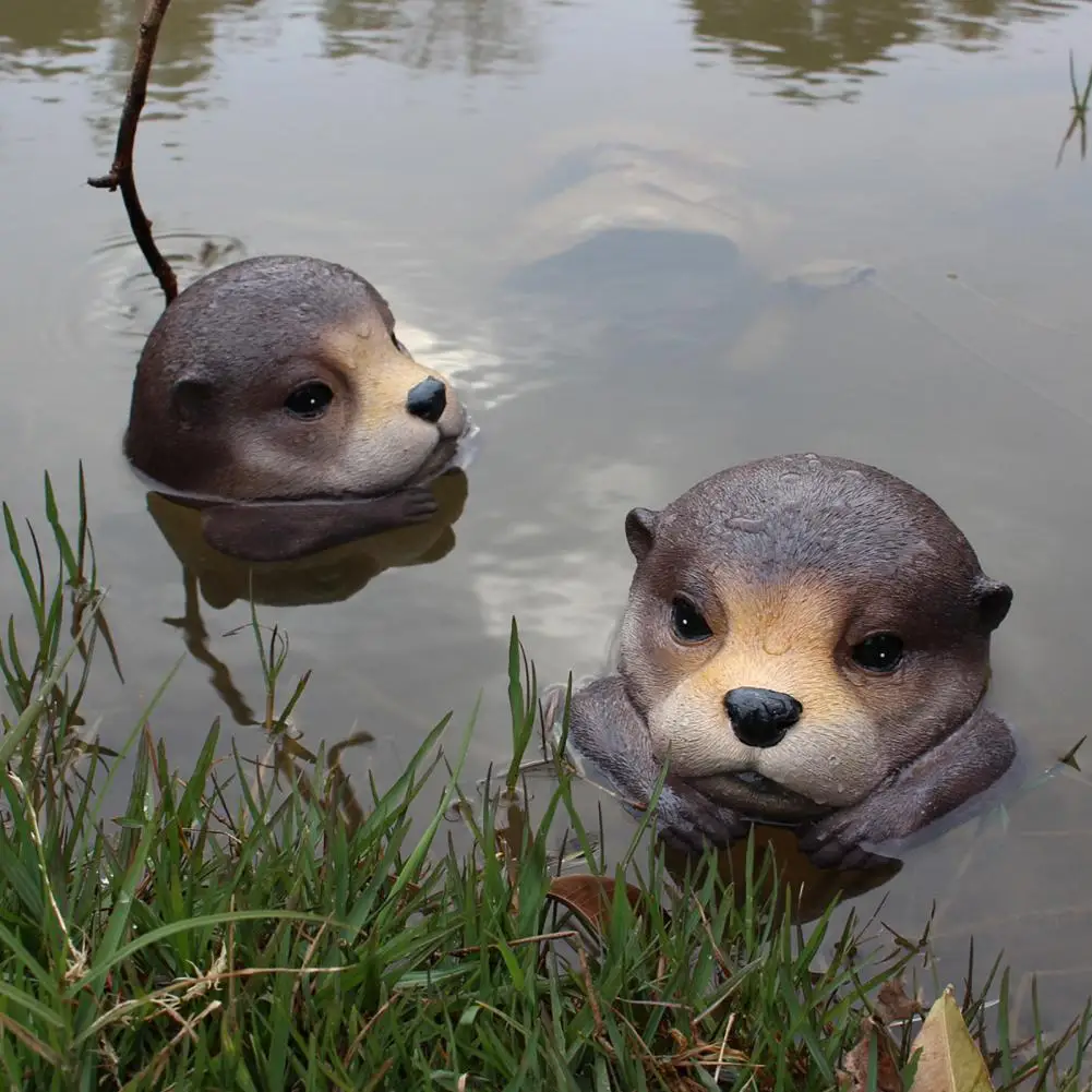 Floating Otter Ornament Resin Floating Otter Head Figurine Bank Beaver Statue Sculpture Ornament for Outdoor Garden River Pond
Floating Otter Ornament Resin Floating Otter Head Figurine Bank Beaver Statue Sculpture Ornament for Outdoor Garden River Pond