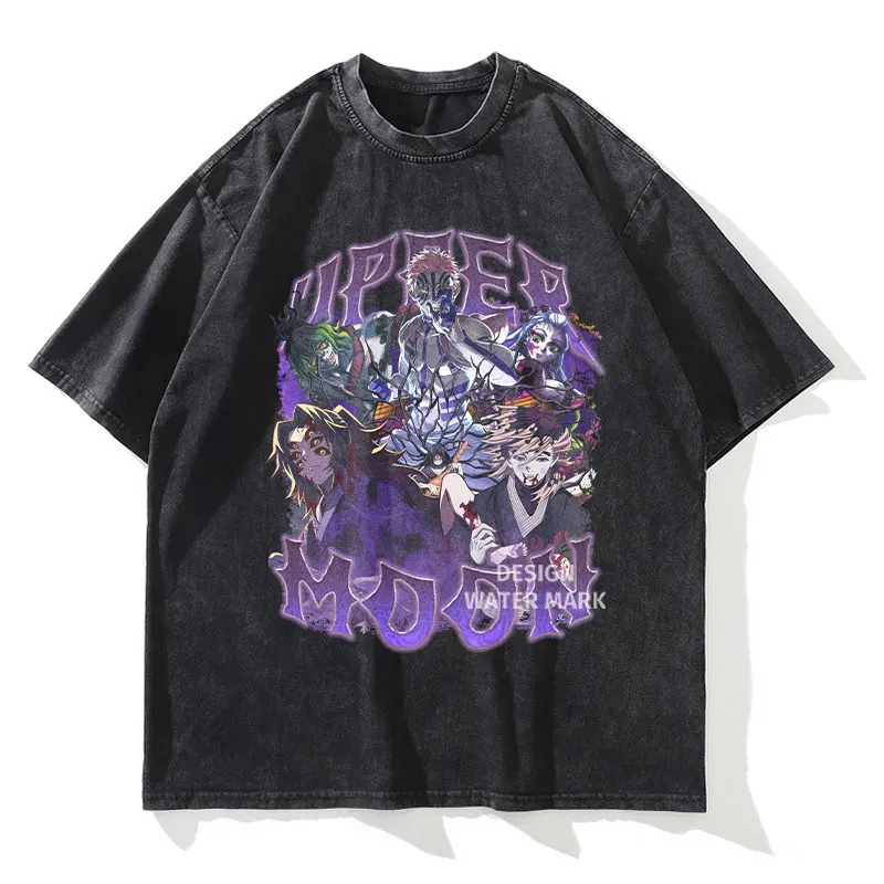 Anime D-Demon S-Slayer T Shirt Zenitsu Inosuke Nezuko Tanjiro Vintage Washed T-shirts Streetwear Manga Tops Tees Men Girl Cotton 
Anime D-Demon S-Slayer T Shirt Zenitsu Inosuke Nezuko Tanjiro Vintage Washed T-shirts Streetwear Manga Tops Tees Men Girl Cotton