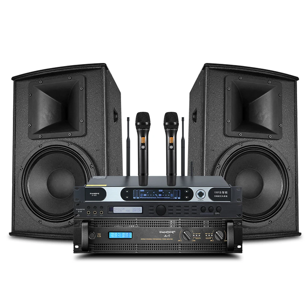 K5 Professional KTV Audio Set из полного набора высококачественного музыкального автомата, проектное оборудование, 12-дюймовые динамики
K5 Professional KTV Audio Set из полного набора высококачественного музыкального автомата, проектное оборудование, 12-дюймовые динамики