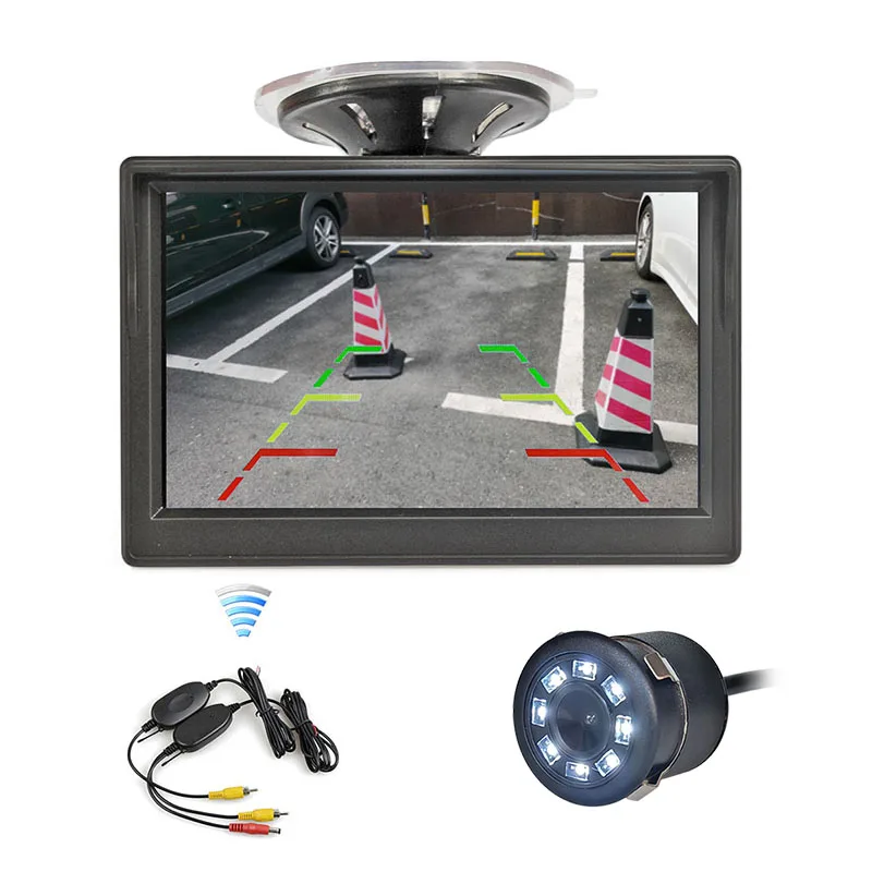 DIYSECUR Wireless 5inch TFT LCD Display HD Car Monitor Waterproof 18.5mm HD Rear View Car Camera CMOS 7090
DIYSECUR Wireless 5inch TFT LCD Display HD Car Monitor Waterproof 18.5mm HD Rear View Car Camera CMOS 7090
