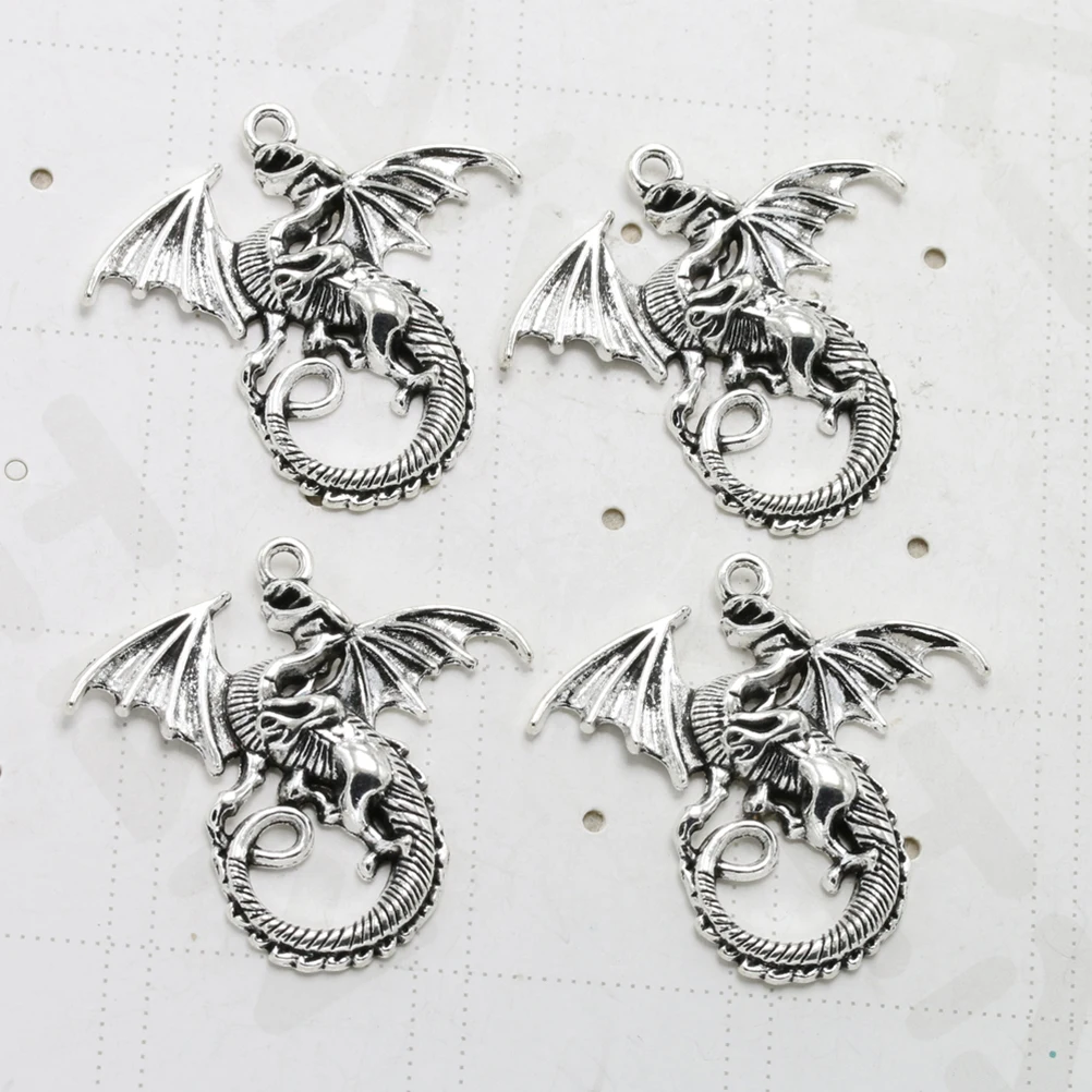 10pcs Dragon Pendant Unique Shape DIY Charms Silver Jewelry Making Alloy Pendant Charm Accessories Durable Set
10pcs Dragon Pendant Unique Shape DIY Charms Silver Jewelry Making Alloy Pendant Charm Accessories Durable Set