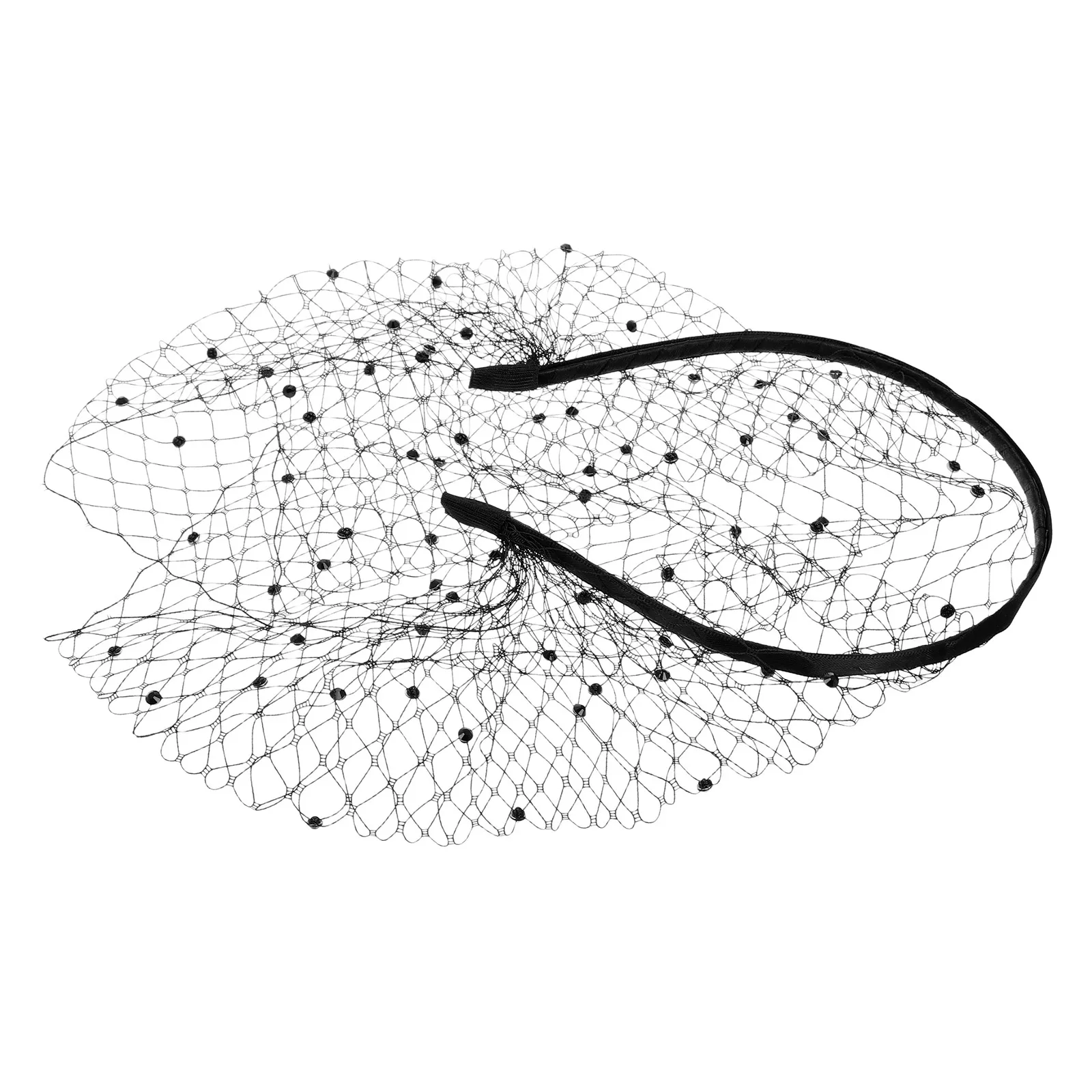 Rhinestone Headband Mesh Veil Wedding Hair Black Bride Bridal Covering Ladies Fascinators Tea Party Pearl Elegant Design
Rhinestone Headband Mesh Veil Wedding Hair Black Bride Bridal Covering Ladies Fascinators Tea Party Pearl Elegant Design