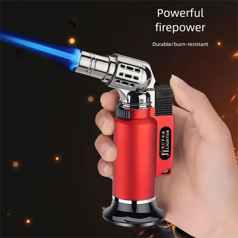 Metal Windproof Turbo Gass Lighters Welding Torch Kitchen Cooking Adjustable Flame Powerful Spray Gun Cigar Lighter for Men Gift
Metal Windproof Turbo Gass Lighters Welding Torch Kitchen Cooking Adjustable Flame Powerful Spray Gun Cigar Lighter for Men Gift