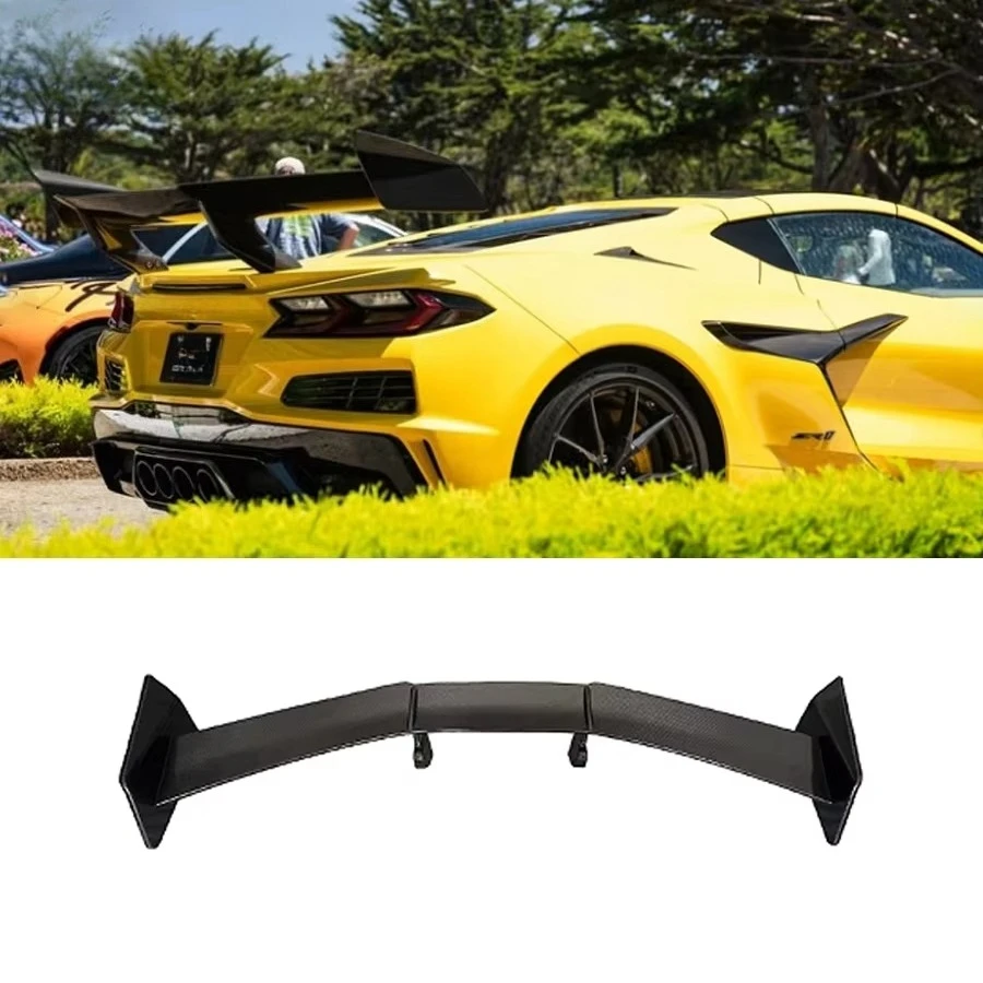 Wholesalers New Products for C8 ZR1 Z51 Dry Carbon Fiber Rear Spoiler Tail Wing ZR1 Style Body Kit
Wholesalers New Products for C8 ZR1 Z51 Dry Carbon Fiber Rear Spoiler Tail Wing ZR1 Style Body Kit
