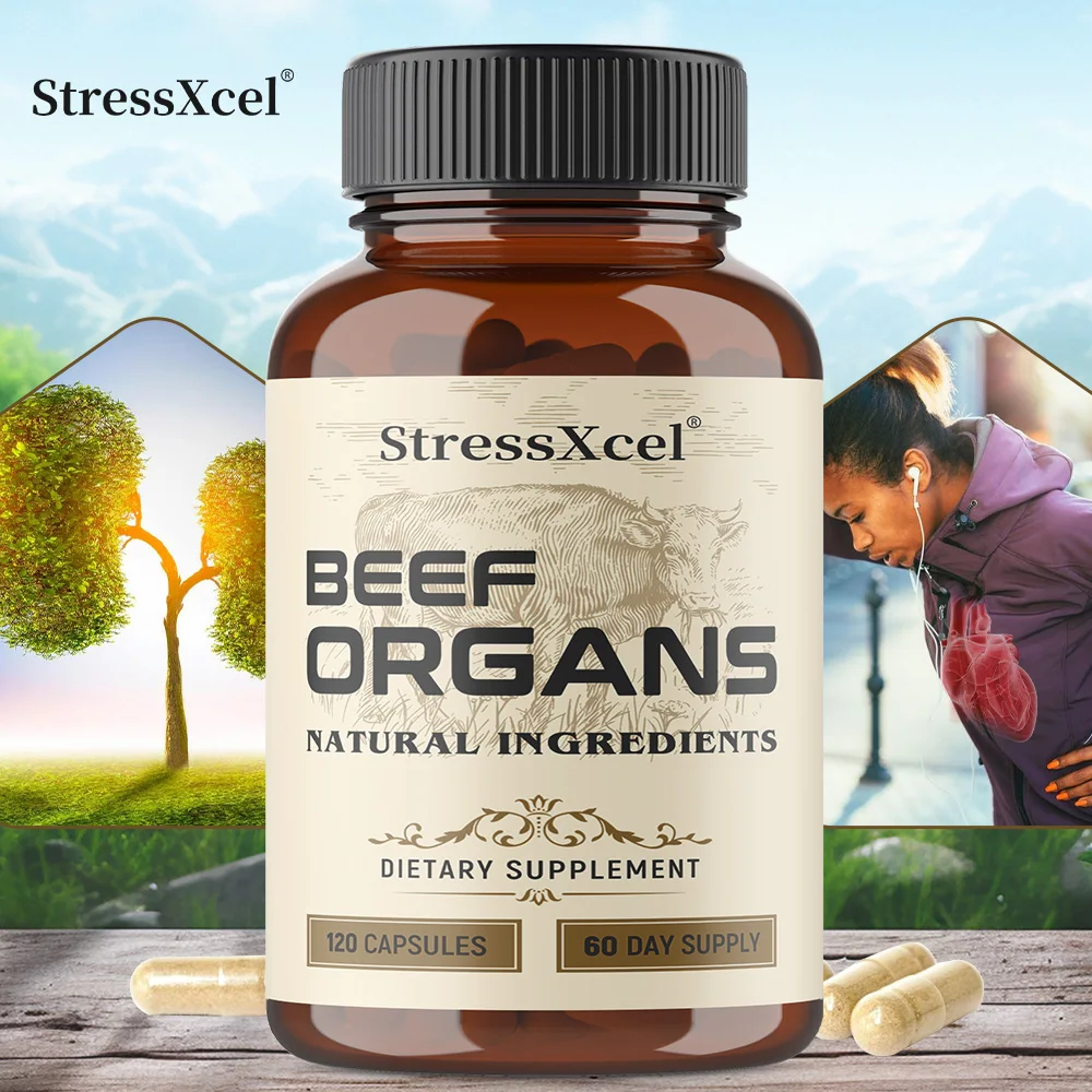 Grass Fed Beef Organ Supplement, Supports Energy Production, Detoxification, Digestion, Immunity and Full Body Wellness, Non-GMO
Grass Fed Beef Organ Supplement, Supports Energy Production, Detoxification, Digestion, Immunity and Full Body Wellness, Non-GMO