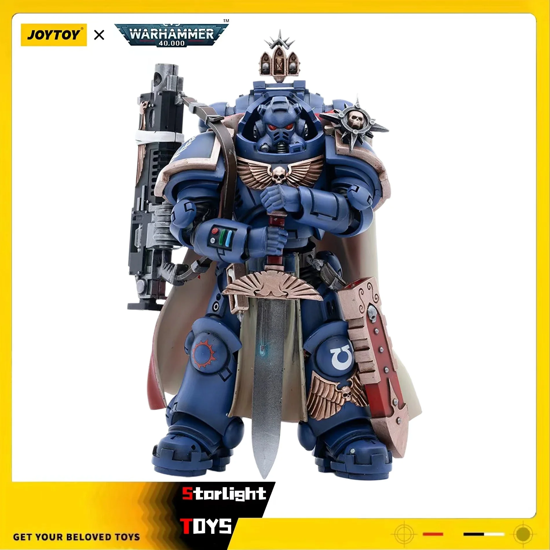 JOYTOY 1/18 Action Figure Warhammer 40K Ultramarines Captain with Master-crafted Heavy Bolt Rifle Model Toy Gifts
JOYTOY 1/18 Action Figure Warhammer 40K Ultramarines Captain with Master-crafted Heavy Bolt Rifle Model Toy Gifts