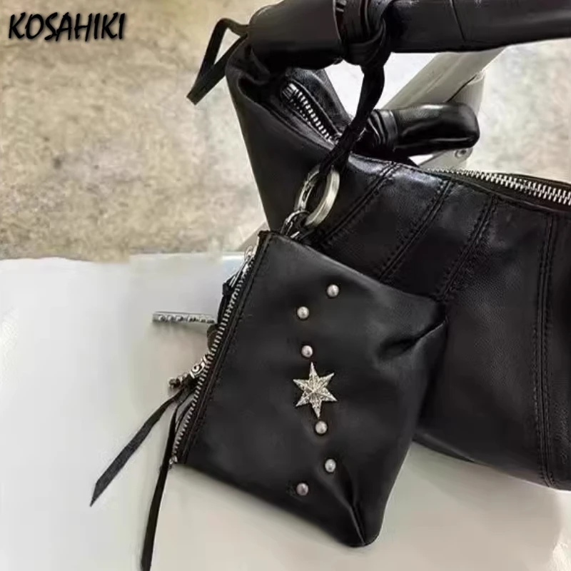 Корейская мода Y2k Эстетические мини-сумки с ручками сверху Уличная одежда Модные кошельки и сумки со звездами и заклепками Повседневные женские винтажные клатчи
Корейская мода Y2k Эстетические мини-сумки с ручками сверху Уличная одежда Модные кошельки и сумки со звездами и заклепками Повседневные женские винтажные клатчи