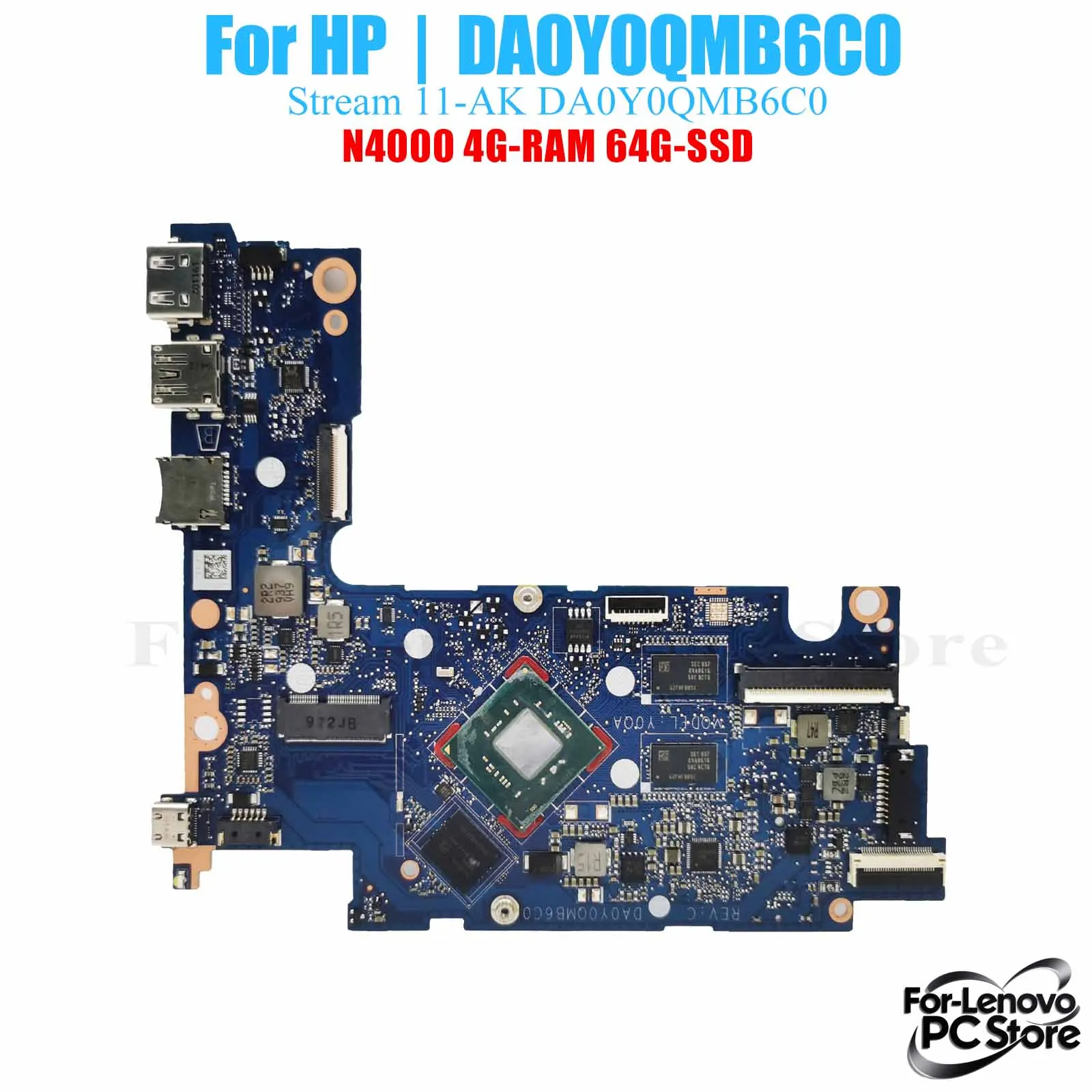 DA0Y0QMB6C0 для HP Stream Stream 11-AK DA0Y0QMB6C0, материнская плата для ноутбука, 100% протестированная материнская плата для ноутбука 
DA0Y0QMB6C0 для HP Stream Stream 11-AK DA0Y0QMB6C0, материнская плата для ноутбука, 100% протестированная материнская плата для ноутбука