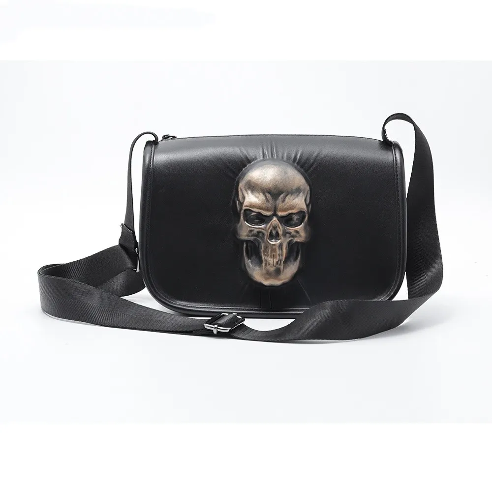 Black Casual PU Skull Shoulder Bag Waterproof Crossbody Bag For Motorcycle
Black Casual PU Skull Shoulder Bag Waterproof Crossbody Bag For Motorcycle