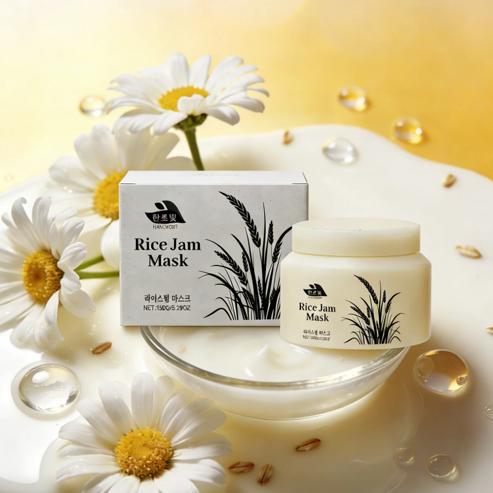 Rice Jam Mask Deep Hydration Face Care Lighten Skin Radiance Enhanced Pore Shrinking Chamomile Korean Hyaluronic Acid Mask 150g
Rice Jam Mask Deep Hydration Face Care Lighten Skin Radiance Enhanced Pore Shrinking Chamomile Korean Hyaluronic Acid Mask 150g