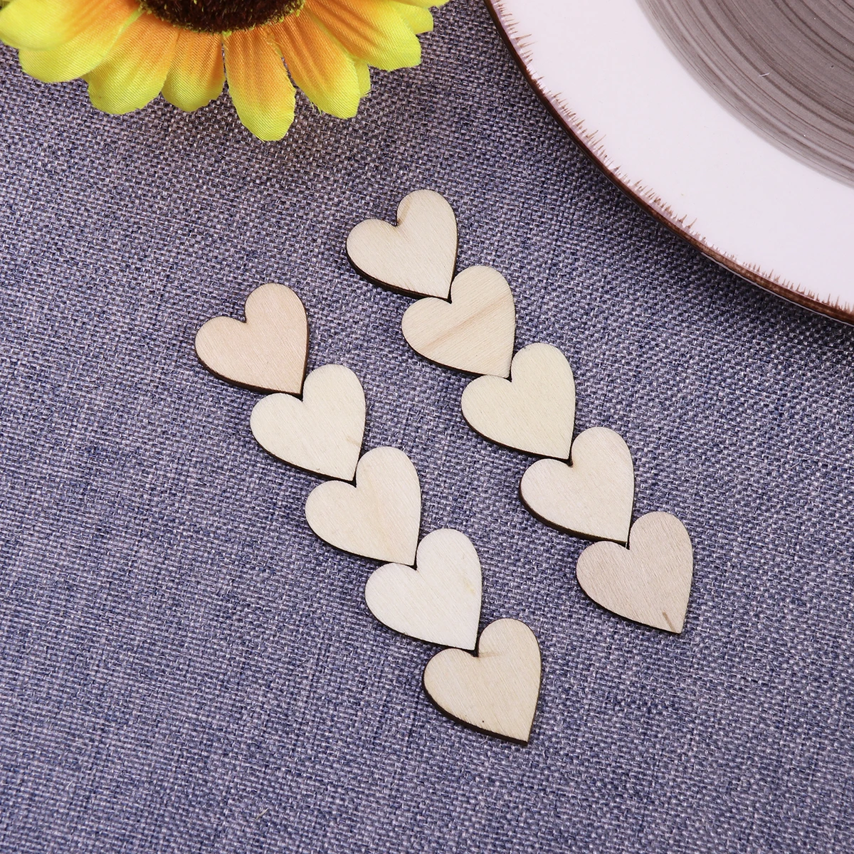 50Pcs 2x2cm Heart Wood Slices Natural Bark Surrounding DIY Craft Embellishments Wedding Decorations Heart Wood Slices
50Pcs 2x2cm Heart Wood Slices Natural Bark Surrounding DIY Craft Embellishments Wedding Decorations Heart Wood Slices