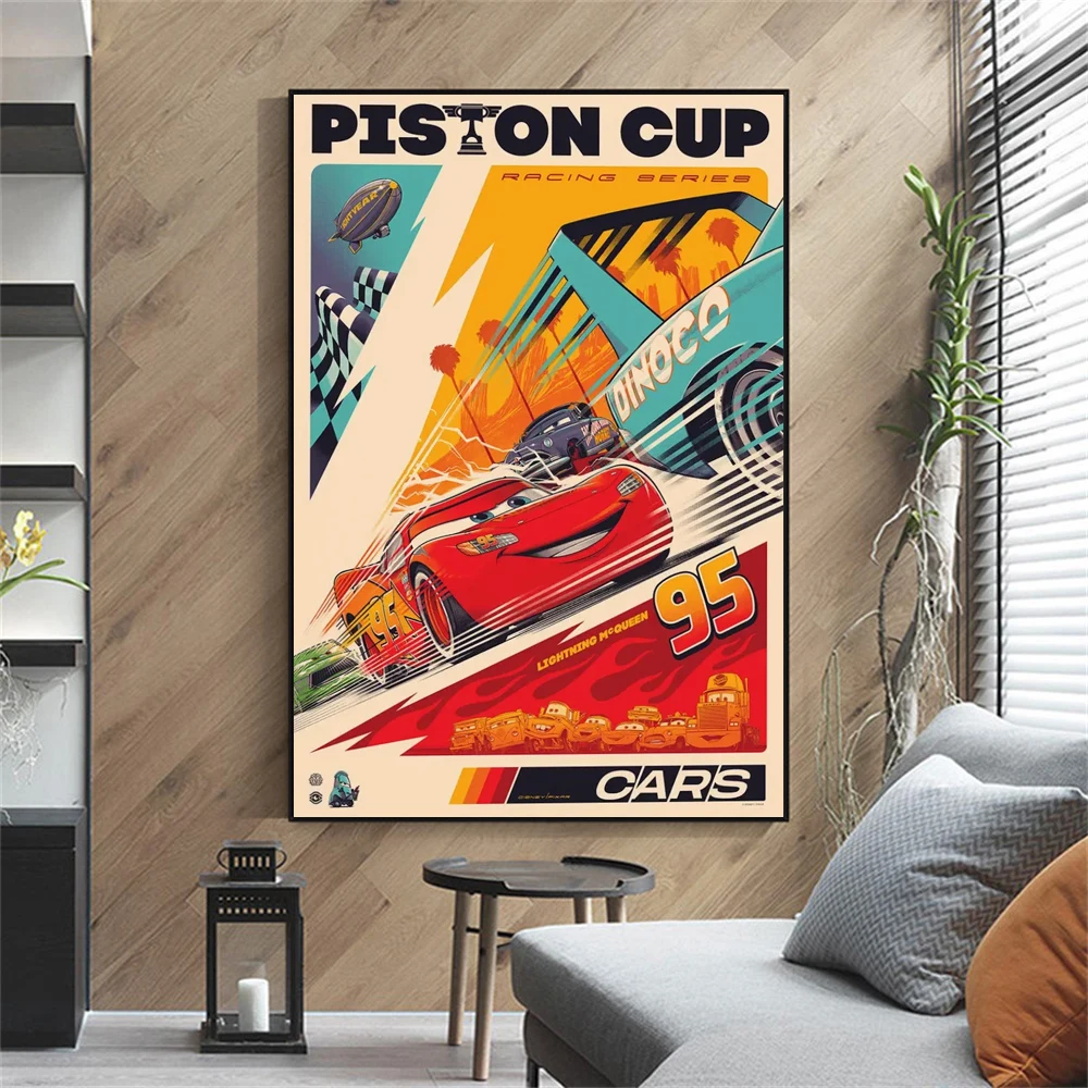 Disney Classic Movie Cars Poster Lightning McQueen Wall Art Canvas Painting Prints Kids Room Bedroom Decor Picture
Disney Classic Movie Cars Poster Lightning McQueen Wall Art Canvas Painting Prints Kids Room Bedroom Decor Picture