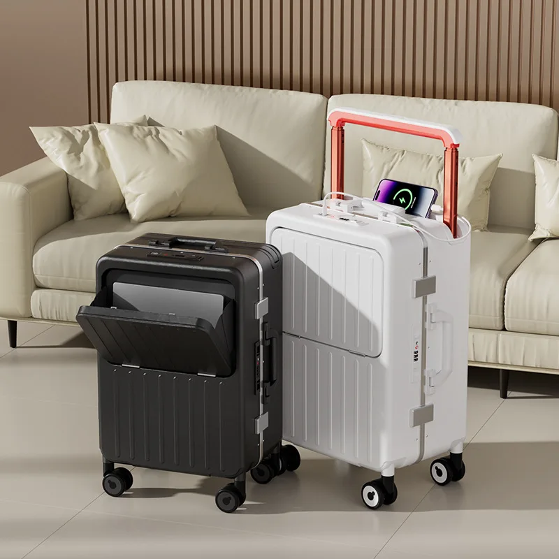 Чемодан на колесах 20/24 дюйма среднего размера с широкой выдвижной ручкой и передним открытием
Чемодан на колесах 20/24 дюйма среднего размера с широкой выдвижной ручкой и передним открытием