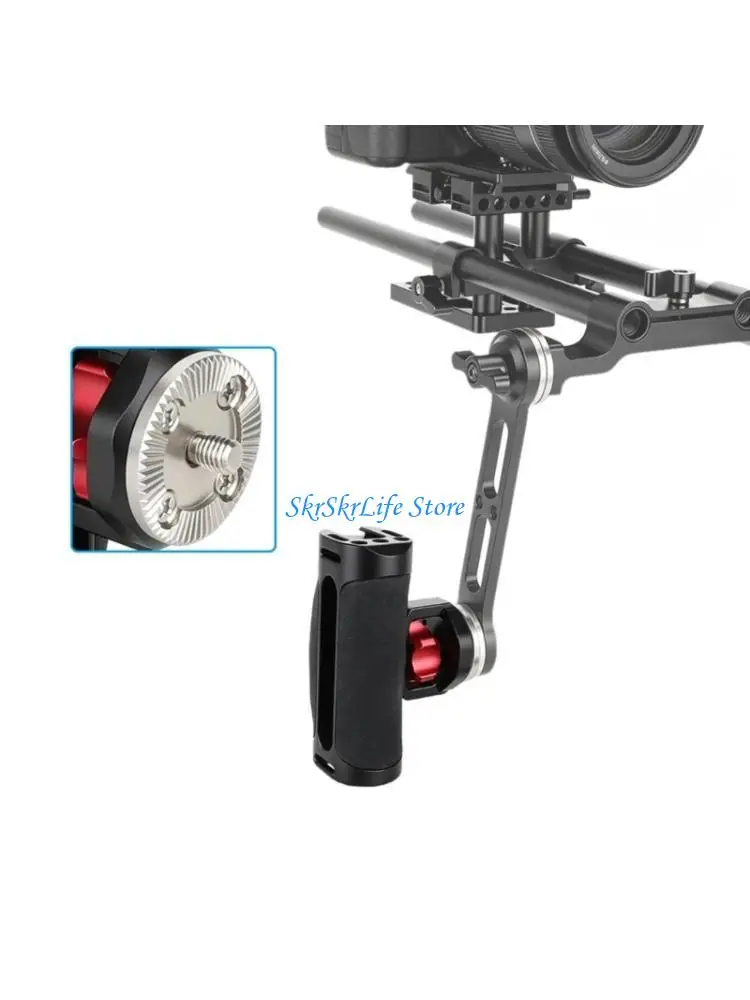 E65E Camera Cage Side Handle Metal 1/4inch Screw for DSLR Hand Grip for Camera Monitor Cage Photography Accessories
E65E Camera Cage Side Handle Metal 1/4inch Screw for DSLR Hand Grip for Camera Monitor Cage Photography Accessories