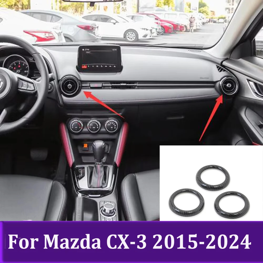 Передняя боковая накладка на вентиляционное отверстие для Mazda CX-3 CX3 2015-2021 2022 2023 2024, аксессуары для салона автомобиля, наклейка, 2 шт.
Передняя боковая накладка на вентиляционное отверстие для Mazda CX-3 CX3 2015-2021 2022 2023 2024, аксессуары для салона автомобиля, наклейка, 2 шт.