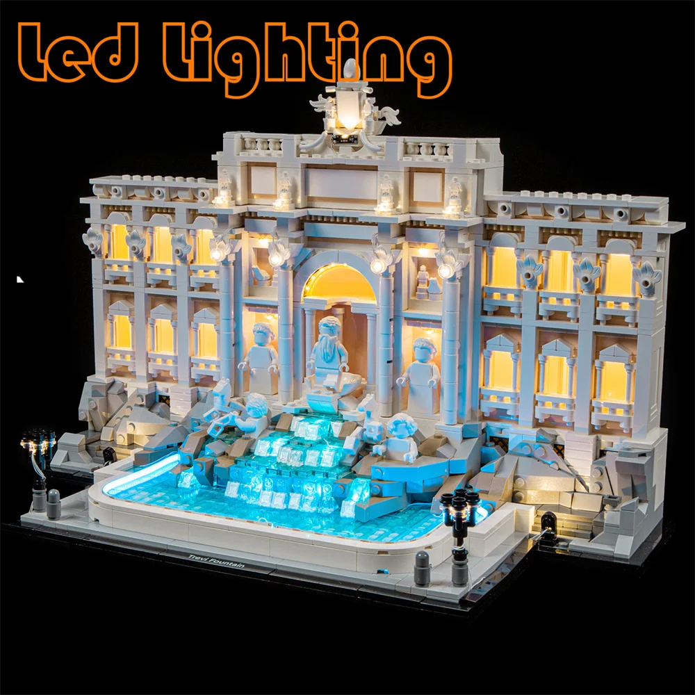 Led Light Kit For Trevi Fountain Architecture Art And Craft Not Include Building Blocks (Only Led Light Kit)
Led Light Kit For Trevi Fountain Architecture Art And Craft Not Include Building Blocks (Only Led Light Kit)