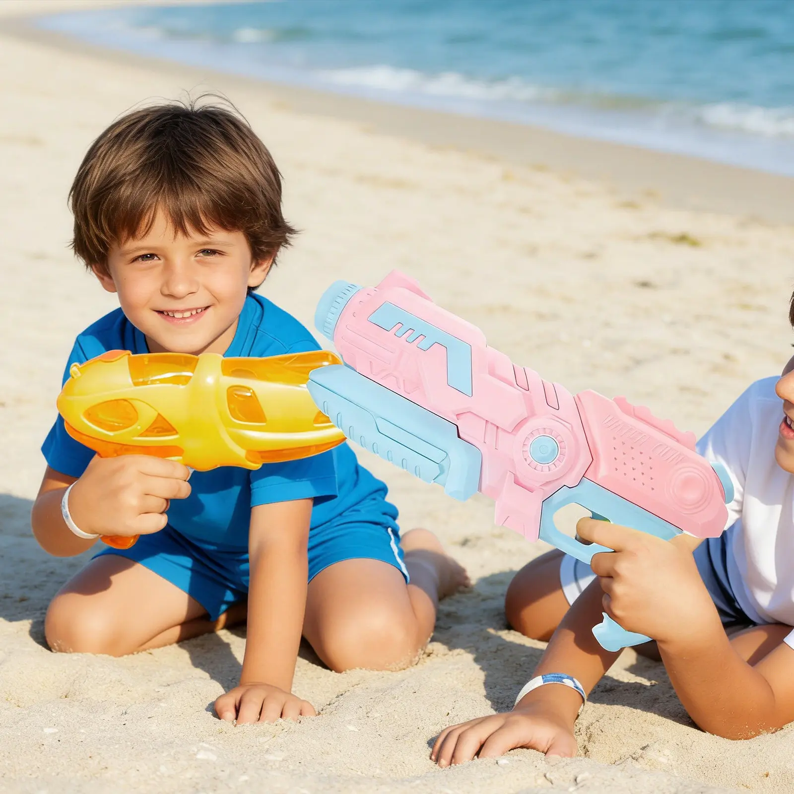 High Capacity Water Cute Cartoon Design Bright Color Lightweight Summer Water for Kids Beach Pool Outdoor Fun
High Capacity Water Cute Cartoon Design Bright Color Lightweight Summer Water for Kids Beach Pool Outdoor Fun