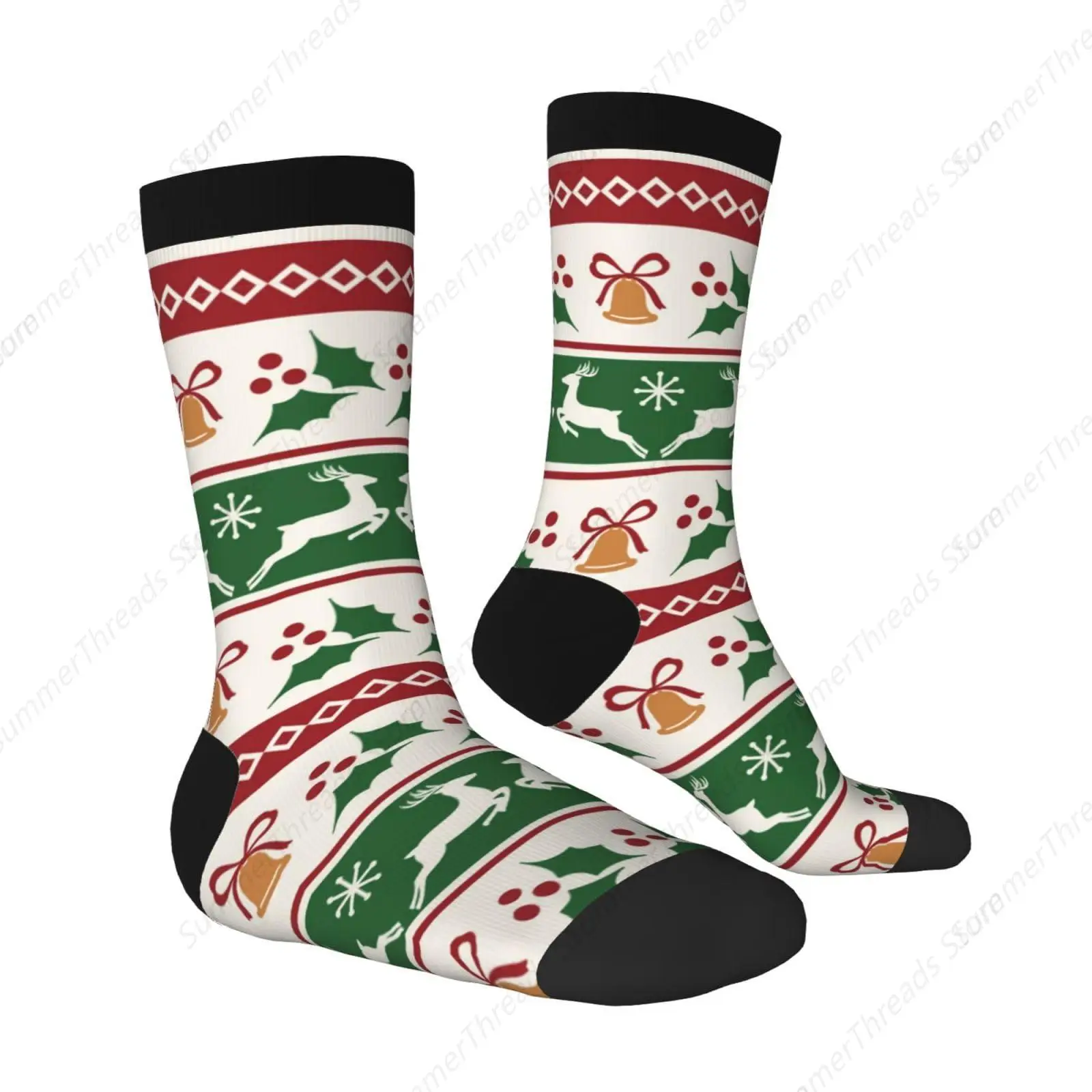 Christmas Socks Funny Green White Printed Cute Crew Socks Unisex Soft Sock For Men Women 15-16‘’
Christmas Socks Funny Green White Printed Cute Crew Socks Unisex Soft Sock For Men Women 15-16‘’