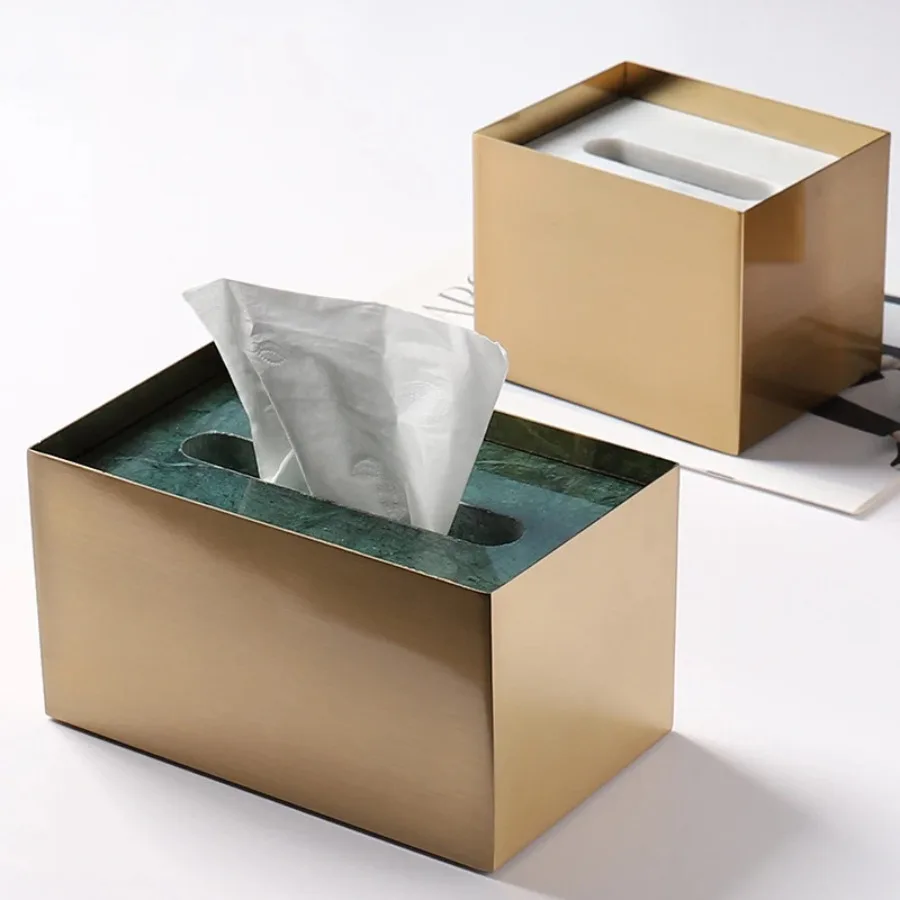 Brass Marble Metal Tissue Box For Hotel Coffee Shop Homestay Decoration Container Accessories Simple Paper Storage Box
Brass Marble Metal Tissue Box For Hotel Coffee Shop Homestay Decoration Container Accessories Simple Paper Storage Box