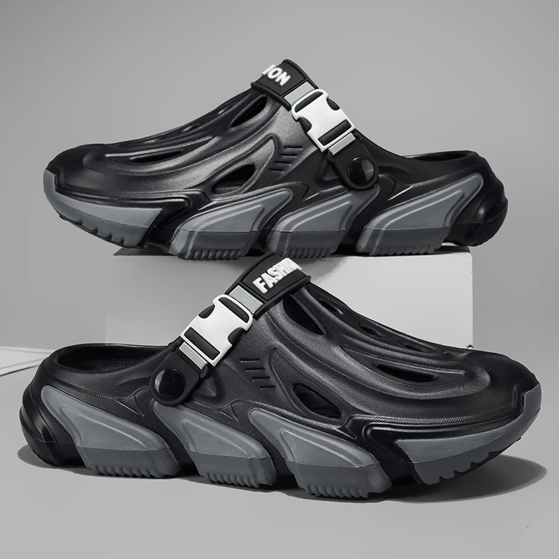Summer Men's Beach Clogs Sandals Outdoor EVA Soft Breathable Slippers Slides Men Casual Water Garden Shoes Male Beach Sandals
Summer Men's Beach Clogs Sandals Outdoor EVA Soft Breathable Slippers Slides Men Casual Water Garden Shoes Male Beach Sandals