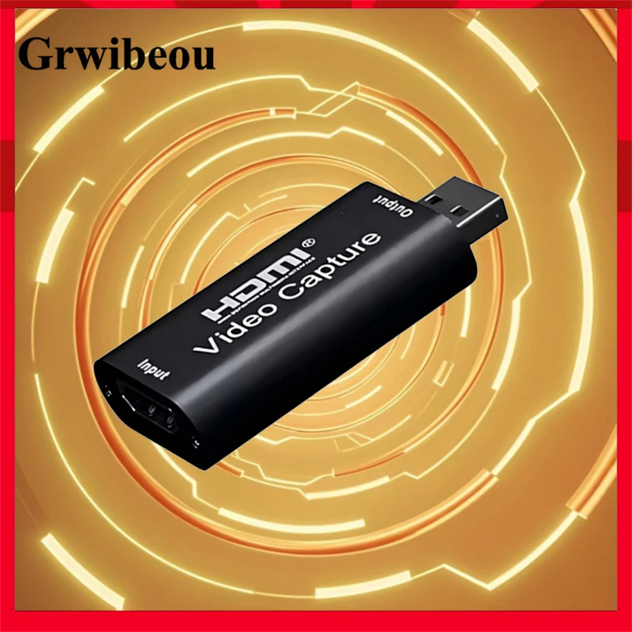 HD 4K Video Capture Card USB 2.0 HDMI-compatible Video Grabber Record Box for PS4 Game DVD Camcorder Recording Live Streaming
HD 4K Video Capture Card USB 2.0 HDMI-compatible Video Grabber Record Box for PS4 Game DVD Camcorder Recording Live Streaming
