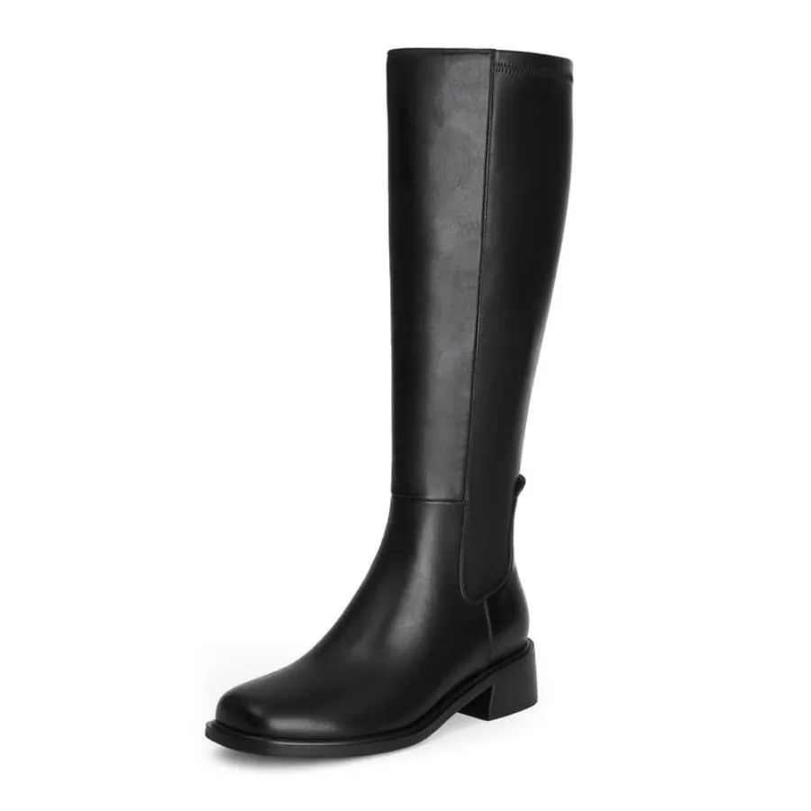 QIY Knee High Boots Women Faux Leather Elastic Boots Low Heel Square Toe Side Zipper Fall Long Tall Boots for Women
QIY Knee High Boots Women Faux Leather Elastic Boots Low Heel Square Toe Side Zipper Fall Long Tall Boots for Women