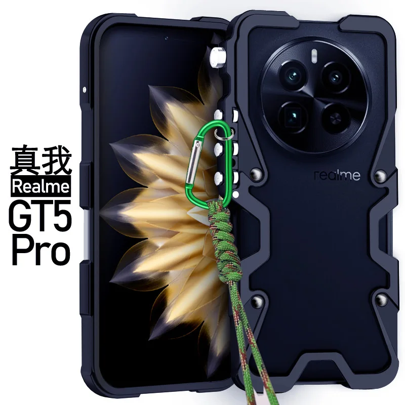 Luxury aluminum alloy hollow heat dissipation Back Cover For Realme GT5 Pro Military shockproof Phone Case For Realme GT5 Pro
Luxury aluminum alloy hollow heat dissipation Back Cover For Realme GT5 Pro Military shockproof Phone Case For Realme GT5 Pro