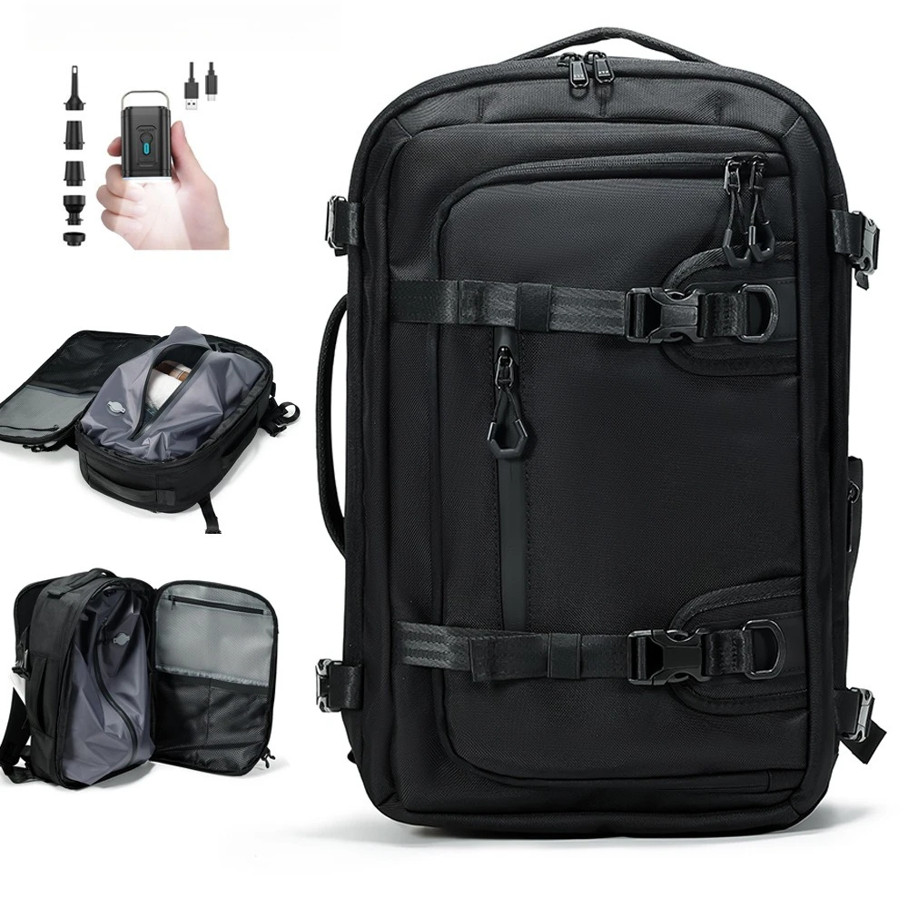 Expandable Men's Business Large Capacity Travel Backpack, Vacuum Compressed Laptop Backpack, Halloween Christmas Gift
Expandable Men's Business Large Capacity Travel Backpack, Vacuum Compressed Laptop Backpack, Halloween Christmas Gift