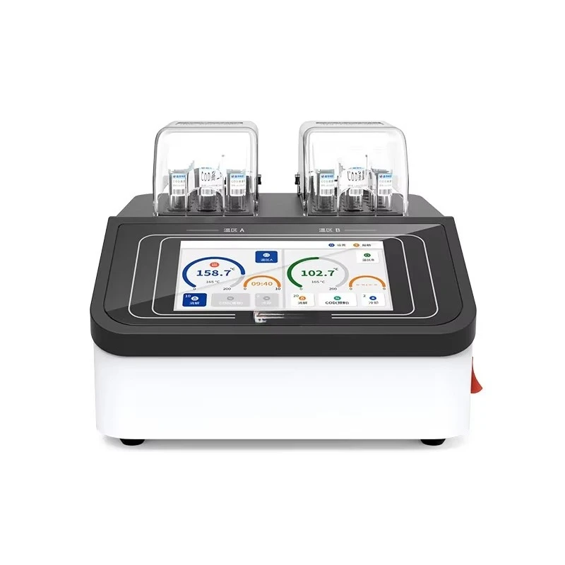 LH-A230 Интеллектуальное устройство для пищевирования образцов с двойной температурной зоной, 7-дюймовый сенсорный экран, лабораторный прибор для обработки образцов
LH-A230 Интеллектуальное устройство для пищевирования образцов с двойной температурной зоной, 7-дюймовый сенсорный экран, лабораторный прибор для обработки образцов