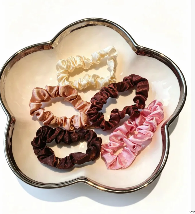 Ultra-Petite Satin Scrunchies for Women - No Crease, Frizz-Free Sleep | Softer Than Silk Scrunchies Gentle On Hair Scrunchies for All Hair Types | Stylish Hair Accessories - Eucalyptus, 6pcs
Ultra-Petite Satin Scrunchies for Women - No Crease, Frizz-Free Sleep | Softer Than Silk Scrunchies Gentle On Hair Scrunchies for All Hair Types | Stylish Hair Accessories - Eucalyptus, 6pcs