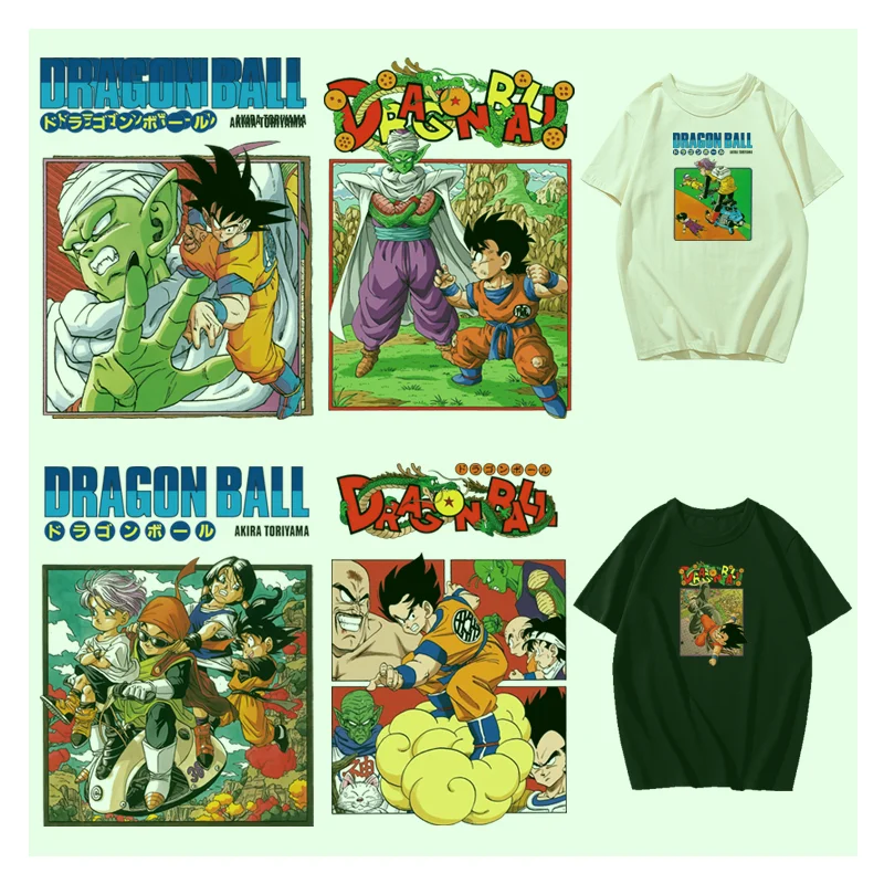 DRAGON BALL Clothing stickers heat transfer vinyl Iron on patches DIY anime for children T-shirt Decal Decor stripes appliques
DRAGON BALL Clothing stickers heat transfer vinyl Iron on patches DIY anime for children T-shirt Decal Decor stripes appliques