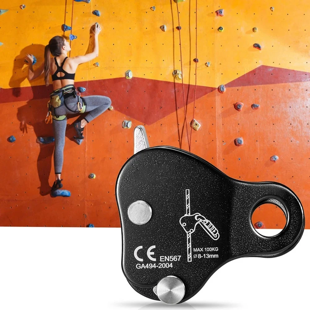220LB Load Arborist Climbing Rope Gripper, Anti-Fall Belay Tool for 8-13MM Nylon Rope Arborist Construction Work
220LB Load Arborist Climbing Rope Gripper, Anti-Fall Belay Tool for 8-13MM Nylon Rope Arborist Construction Work