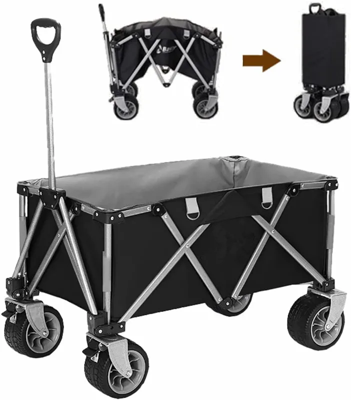 Foldable Outdoor TrolleyCamp Wagon Stroller Camping Portable Cart Beach Folding Wagon
Foldable Outdoor TrolleyCamp Wagon Stroller Camping Portable Cart Beach Folding Wagon