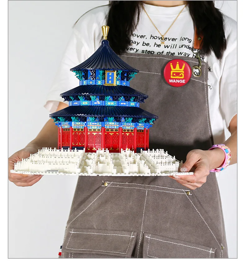 Beijing Temple of Heaven Prayer Hall Building Blocks Chinese Architecture Model Educational Decor Gift for Kids & Adults
Beijing Temple of Heaven Prayer Hall Building Blocks Chinese Architecture Model Educational Decor Gift for Kids & Adults