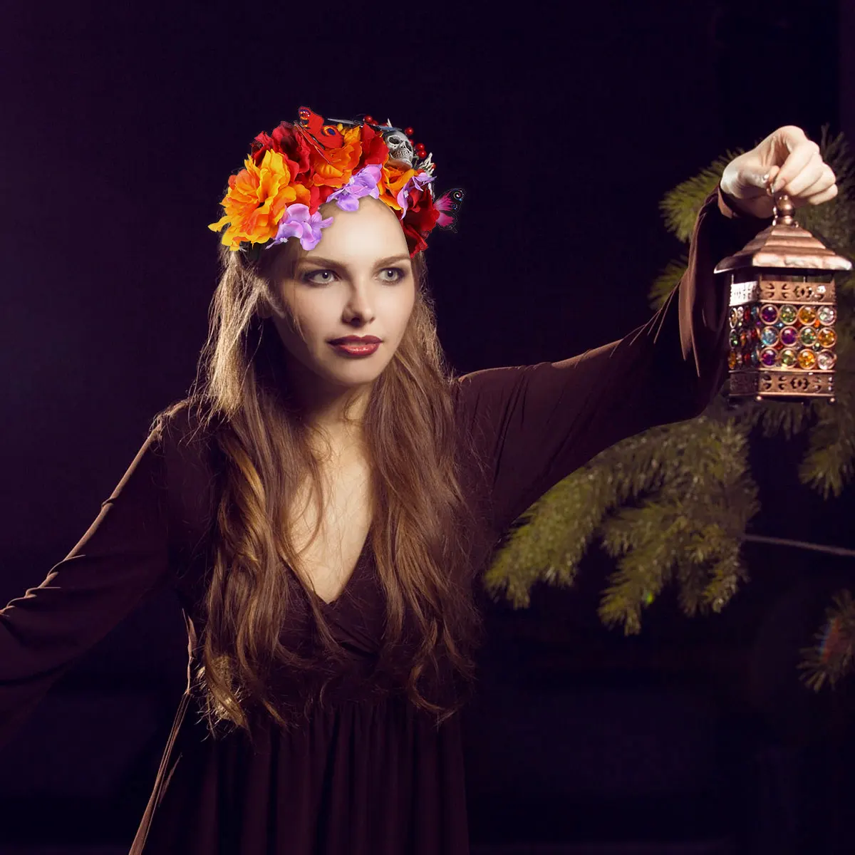 Headband Skull Halloween Hair Bands Headdress Scary Headpiece Wreath Flower Hoop Cosplay Seaside Resort
Headband Skull Halloween Hair Bands Headdress Scary Headpiece Wreath Flower Hoop Cosplay Seaside Resort