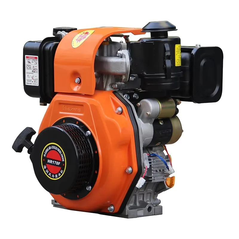 5HP 3.8kW Hand Start HR178F Italian Spline Shaft Easy Operate Single Cylinder Air-Cooled Engine Euro 5 Emission
5HP 3.8kW Hand Start HR178F Italian Spline Shaft Easy Operate Single Cylinder Air-Cooled Engine Euro 5 Emission