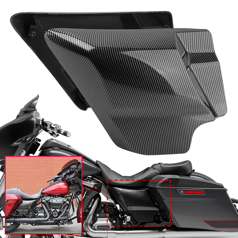 Motorcycle Side Battery Fairing Covers Panel Carbon Fiber For Harley Touring Electra Street Glide Road King 2023-2025
Motorcycle Side Battery Fairing Covers Panel Carbon Fiber For Harley Touring Electra Street Glide Road King 2023-2025