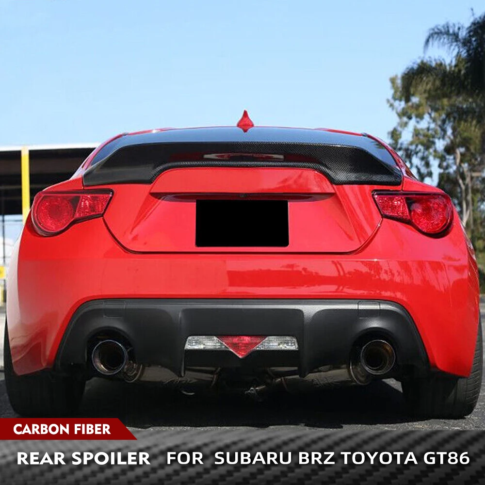 Car Rear Racing Spoiler for Toyota GT86 Subaru BRZ Scion FR-S 2013-2020 Carbon Fiber Rear Wing Spoiler High Kick Spoiler Lip
Car Rear Racing Spoiler for Toyota GT86 Subaru BRZ Scion FR-S 2013-2020 Carbon Fiber Rear Wing Spoiler High Kick Spoiler Lip