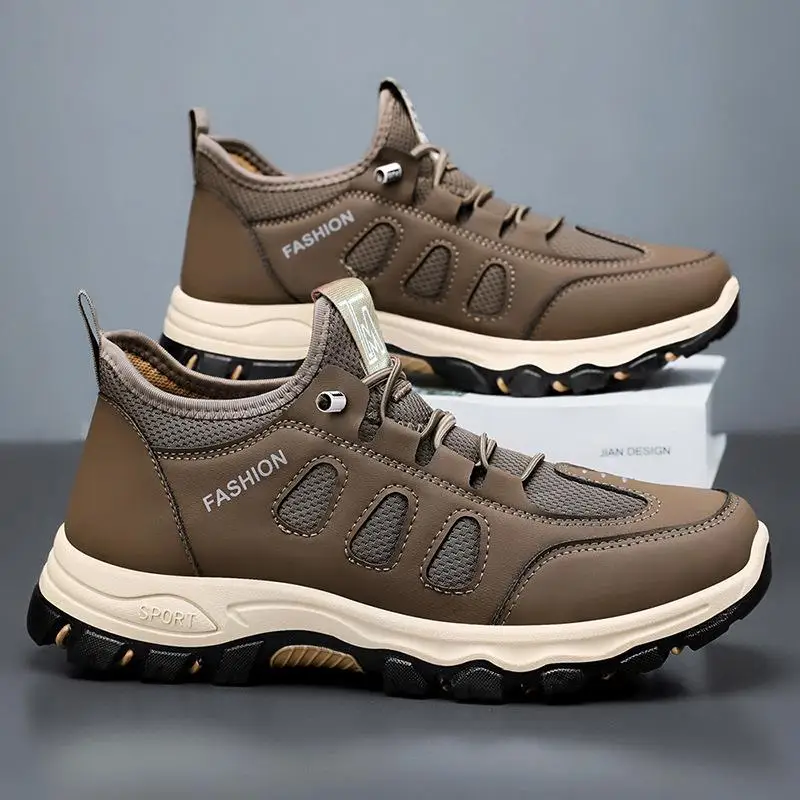 Outdoor Climbing Shoes Men's 2026 Style Lightweight Travel Sports Shoes Soft Bottom Casual round Toe Zipper Closure Color
Outdoor Climbing Shoes Men's 2026 Style Lightweight Travel Sports Shoes Soft Bottom Casual round Toe Zipper Closure Color