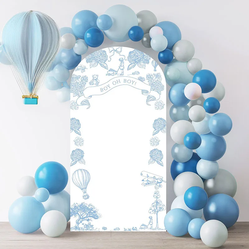 Mehofond Custom 2-Sided Blue Pattern Hot Air Balloon Boy Birthday Party Baby Shower Covers Chiara Arch Background Decor Backdro
Mehofond Custom 2-Sided Blue Pattern Hot Air Balloon Boy Birthday Party Baby Shower Covers Chiara Arch Background Decor Backdro