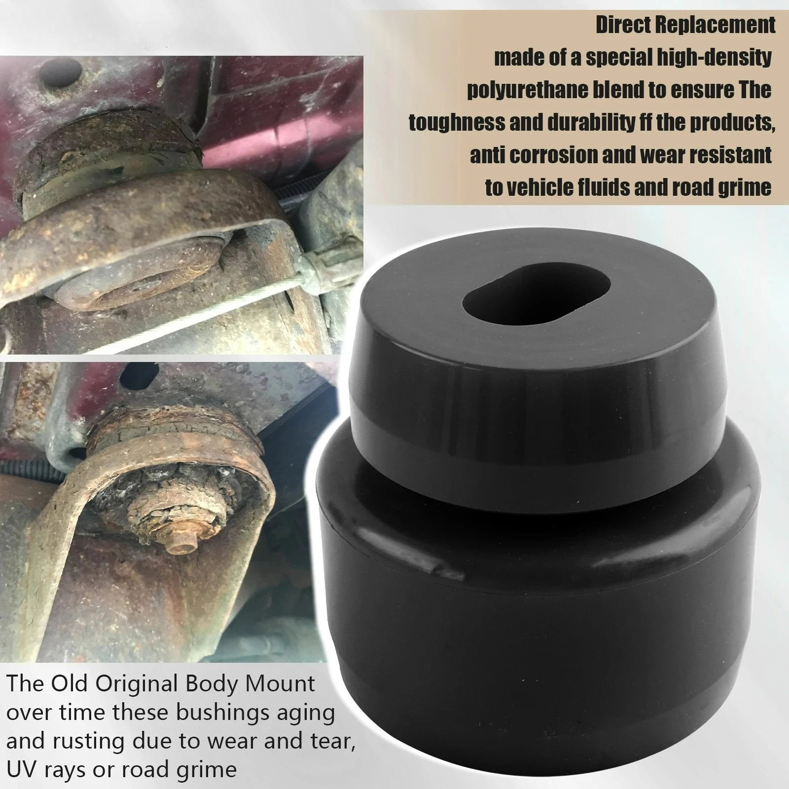 7-141 Body & Cab Mount Bushing Kit – for 1999-2014 Sierra 1500/2500 (Chevy/GMC, 2WD/4WD 
7-141 Body & Cab Mount Bushing Kit – for 1999-2014 Sierra 1500/2500 (Chevy/GMC, 2WD/4WD