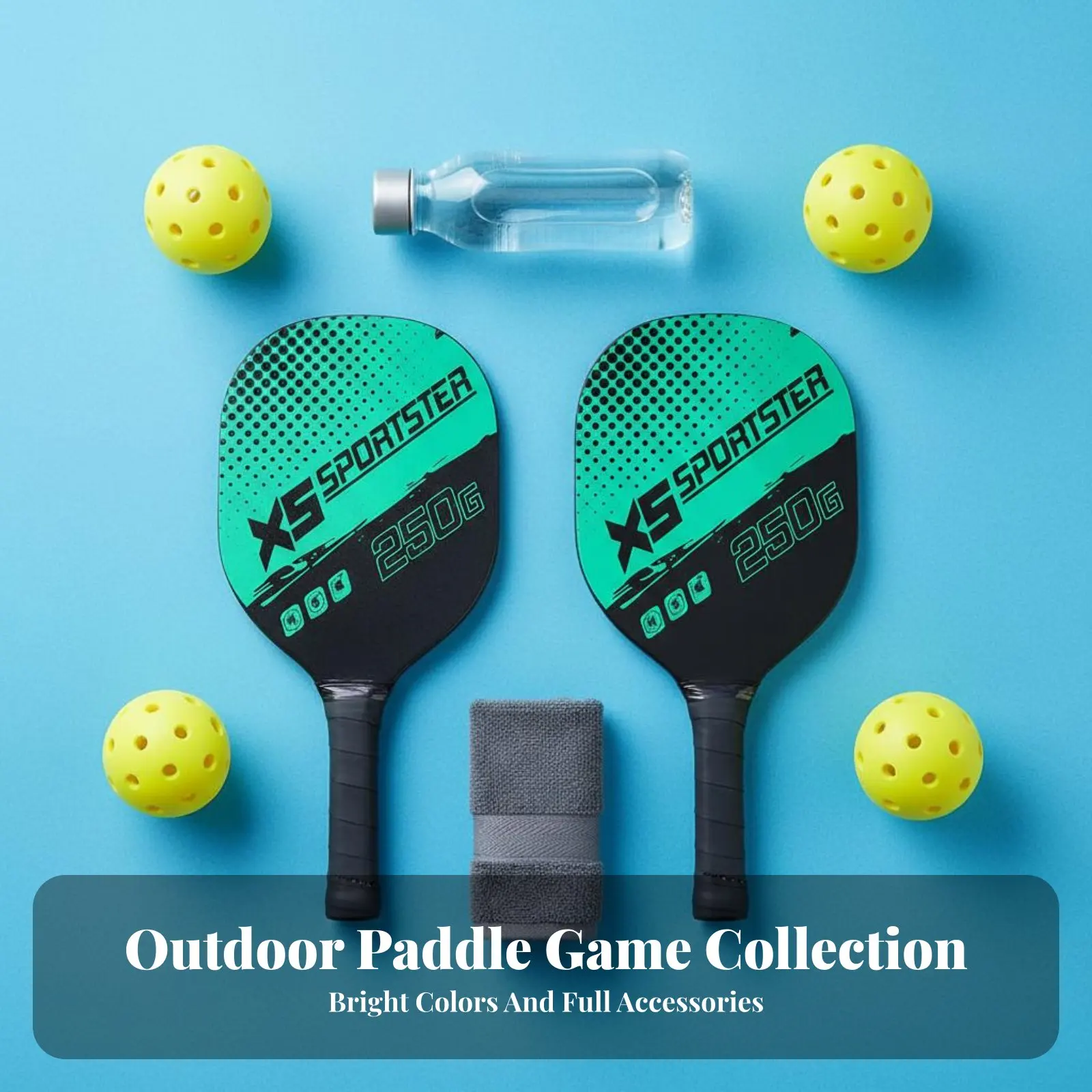 Pickleball Paddle Set Lightweight Design Pickleball Game Set Sports Equipment Sturdy Large Sweet Area for Adults, Outdoor Play
Pickleball Paddle Set Lightweight Design Pickleball Game Set Sports Equipment Sturdy Large Sweet Area for Adults, Outdoor Play
